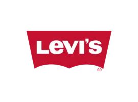 A red and white logo of levi 's