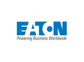 A logo of eaton that is in the same style as the company name.